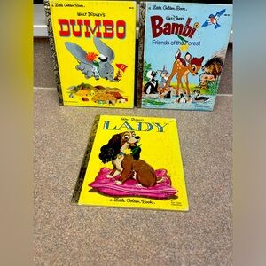 Vintage Walt Disney little golden books